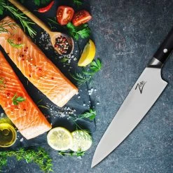 Razor-Edge Serie 8" Kochmesser 59 HRC Edelstahl -Klarstein 10039042 yy 0003 logo