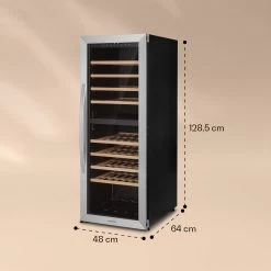 Klarstein Vinamour 77 Duo Weinkühlschrank 191 Liter 5 - 20 °C 2 Kühlzonen -Klarstein 10039771 yy 0007 logo