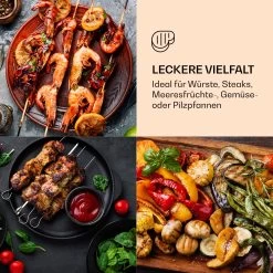 Grillmeile 4400 Elektrogrill Plancha 2x2200W Grillplatte Edelstahl -Klarstein 10039915 de 0004 logo
