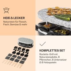 Steaklette Raclette Raclette-Grill Mit Zubehör Für 8 Personen 11 Steaklette Raclette Raclette-Grill Mit Zubehör Für 8 Personen -Klarstein 10039925 de 0004 logo