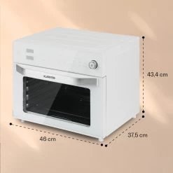 Vigor Air Heißluftfritteuse 1800 W 30 Liter 18 Programme 17 Vigor Air Heißluftfritteuse 1800 W 30 Liter 18 Programme -Klarstein 10039941 yy 0008 dimensions