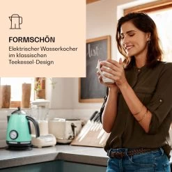 Aquavita Chalet Wasserkocher 1,7 Liter 2200 Watt Temperaturanzeige Edelstahl 11 Aquavita Chalet Wasserkocher 1,7 Liter 2200 Watt Temperaturanzeige Edelstahl -Klarstein 10040040 de 0002 logo