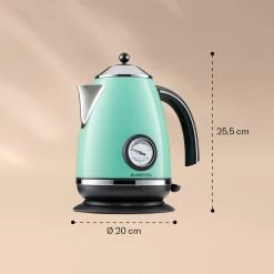 Aquavita Chalet Wasserkocher 1,7 Liter 2200 Watt Temperaturanzeige Edelstahl 17 Aquavita Chalet Wasserkocher 1,7 Liter 2200 Watt Temperaturanzeige Edelstahl -Klarstein 10040040 yy 0008 logo