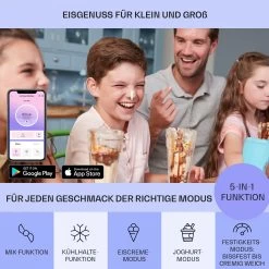 Dolce Bacio Smart Eiscremebereiter Yogurtmaker Kompressor 2 Liter WiFi Touch Edelstahl 12 Dolce Bacio Smart Eiscremebereiter Yogurtmaker Kompressor 2 Liter WiFi Touch Edelstahl -Klarstein 10040048 de 0003 logo