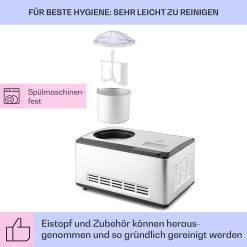 Dolce Bacio Smart Eiscremebereiter Yogurtmaker Kompressor 2 Liter WiFi Touch Edelstahl 14 Dolce Bacio Smart Eiscremebereiter Yogurtmaker Kompressor 2 Liter WiFi Touch Edelstahl -Klarstein 10040048 de 0005 logo