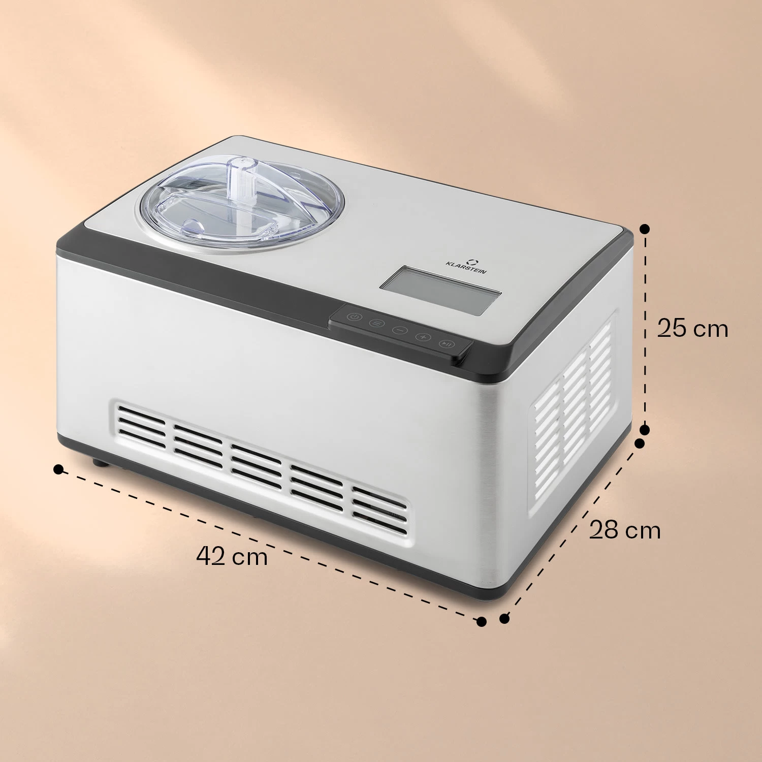 Dolce Bacio Smart Eiscremebereiter Yogurtmaker Kompressor 2 Liter WiFi Touch Edelstahl 10 Dolce Bacio Smart Eiscremebereiter Yogurtmaker Kompressor 2 Liter WiFi Touch Edelstahl – Bild 8