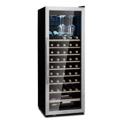 Klarstein 17 Vinamour 46 Uno Weinkühlschrank 1 Zonen 155 L/46 Fl. 4-18 °C Edelstahl