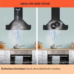 Clara 60 Dunstabzugshaube Glas 509 M³/h Touch Ambiente-Licht 16 Clara 60 Dunstabzugshaube Glas 509 M³/h Touch Ambiente-Licht -Klarstein 10040140 de 0007 logo