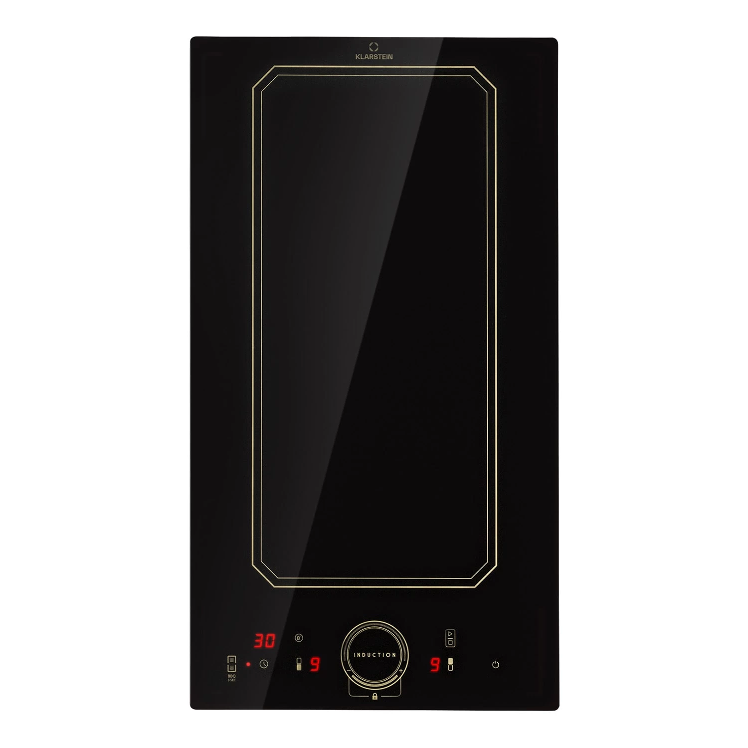 Victoria Domino Induktionskochfeld Einbau 3500W Flexzone Timer 3 Victoria Domino Induktionskochfeld Einbau 3500W Flexzone Timer