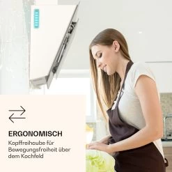 Aurora 90 Smart Dunstabzugshaube 550 M³/h 90cm Kopffrei Ambiente-Licht EEC A++ -Klarstein 10040237 de 0002 logo