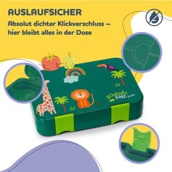 Junior Lunchbox 6 Fächer 21,3 X 15 X 4,5 Cm (BxHxT) BPA-frei -Klarstein 10040342 de 0003 usp