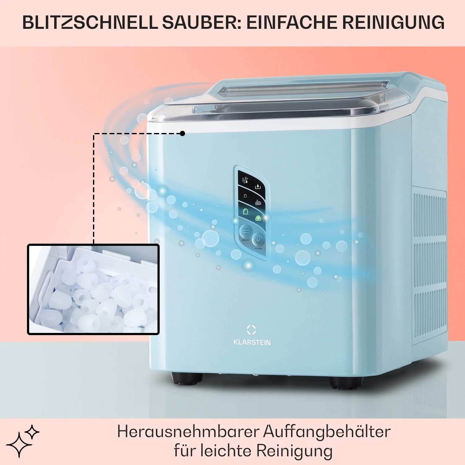 Albaron Eiswürfelmaschine Bullet-Eis 12 Kg / 24 H 1,5 Ltr. Display 7 Albaron Eiswürfelmaschine Bullet-Eis 12 Kg / 24 H 1,5 Ltr. Display – Bild 5
