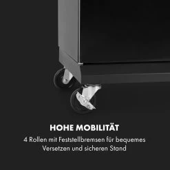 Valdosta 3.1 Gasgrill 3 X 2,8 KW + 2,5 KW Brenner Edelstahl Mobil -Klarstein 10040704 de 0008 logo