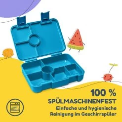 Schmatzfatz By Lite Lunchbox 6 Fächer 20,8x4,5x15 Cm BPA-frei Tritan 14 Schmatzfatz By Lite Lunchbox 6 Fächer 20,8x4,5x15 Cm BPA-frei Tritan -Klarstein 10040718 de 0005 logo