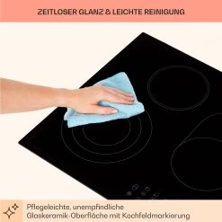 Virtuosa 5 Einbaukochfeld 5 Zonen 8500W Glaskeramik -Klarstein 10041117 de 0007 usp