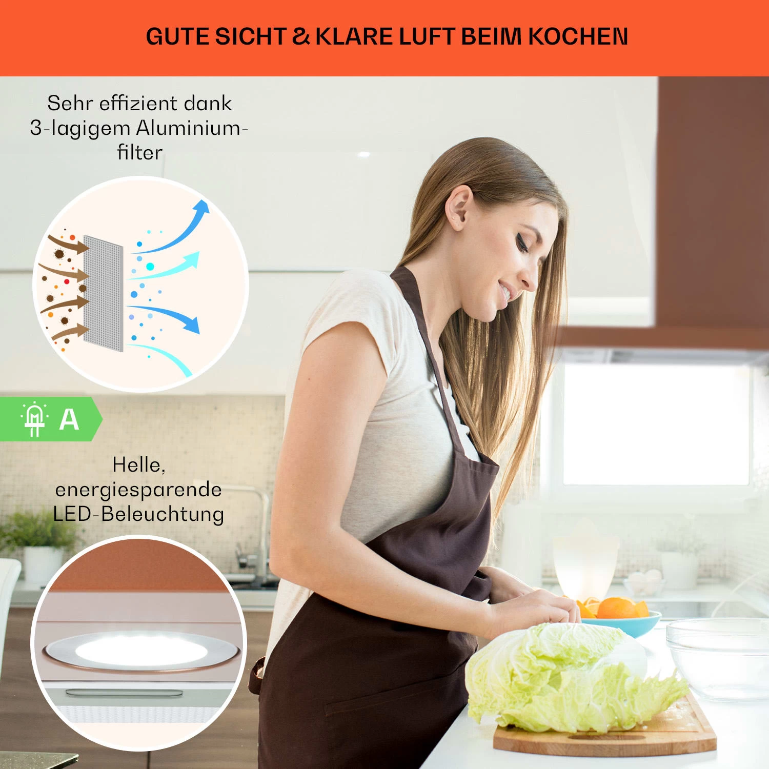 Limelight Dunstabzugshaube 60cm Wandhaube 600m³/h 6 Limelight Dunstabzugshaube 60cm Wandhaube 600m³/h – Bild 4