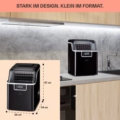 Chios Eiswürfelmaschine 20 Kg/24 H Auto-Clean 3,2-Liter Wassertank -Klarstein 10041144 de 0006 logo