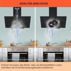 Ava 60 Dunstabzugshaube 60cm Wandhaube WiFi A++ 515m³/h Touch -Klarstein 10041167 de 0007 usp