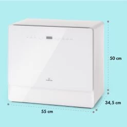 Emerald 5 Slim Geschirrspüler Freistehend 7 Programme Touch-Control -Klarstein 10041185 yy 0007 dimensions