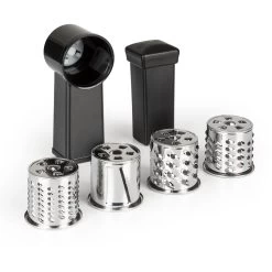 Mighty Mince Reibeaufsatz Kopf Mit Stopfer 4 Reiben Kunststoff Aluminium