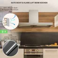 Limelight Dunstabzugshaube 120cm Wandhaube 570m³/h Touch 14 Limelight Dunstabzugshaube 120cm Wandhaube 570m³/h Touch -Klarstein 10041227 de 0004 logo