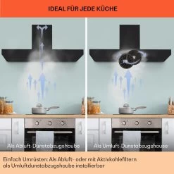 Limelight Dunstabzugshaube 120cm Wandhaube 570m³/h Touch 17 Limelight Dunstabzugshaube 120cm Wandhaube 570m³/h Touch -Klarstein 10041227 de 0007 logo