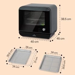 Vita Pro Heißluftfritteuse Dampfgaren 2450 W 18 Ltr 800 Ml Wassertank 15 Vita Pro Heißluftfritteuse Dampfgaren 2450 W 18 Ltr 800 Ml Wassertank -Klarstein 10041333 de 0007 usp