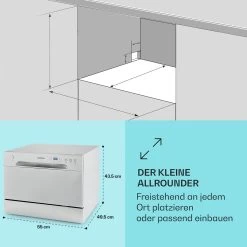 Havasia UV 6 Geschirrspüler UV-Licht Freistehend 1380W 14 Havasia UV 6 Geschirrspüler UV-Licht Freistehend 1380W -Klarstein 10041823 de 0005 usp