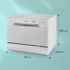 Havasia UV 6 Geschirrspüler UV-Licht Freistehend 1380W 16 Havasia UV 6 Geschirrspüler UV-Licht Freistehend 1380W -Klarstein 10041823 yy 0007 dimensions