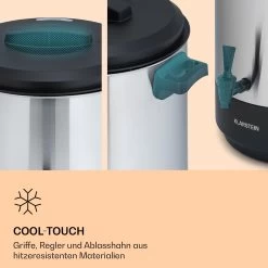 Abbey 40 Einkochautomat Getränkespender 40L 100°C 180min Edelstahl -Klarstein 10041839 de 0005 logo