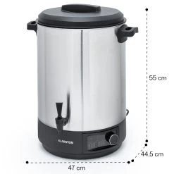Abbey 40 Einkochautomat Getränkespender 40L 100°C 180min Edelstahl -Klarstein 10041839 yy 0008 dimensions