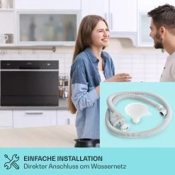 Amazonia 6 Smart Geschirrspüler App-Steuerung Freistehend 1380W -Klarstein 10041886 de 0004 usp