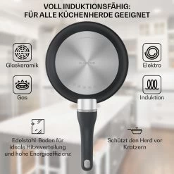 Noto Endurance Bratpfanne Ø20 Cm Geschmiedetes Aluminium Abnehmbarer Griff 15 Noto Endurance Bratpfanne Ø20 Cm Geschmiedetes Aluminium Abnehmbarer Griff -Klarstein 10045001 de 0005 usp