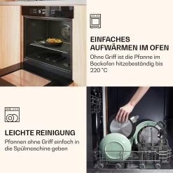 Noto Endurance Bratpfanne Ø20 Cm Geschmiedetes Aluminium Abnehmbarer Griff 17 Noto Endurance Bratpfanne Ø20 Cm Geschmiedetes Aluminium Abnehmbarer Griff -Klarstein 10045001 de 0007 usp