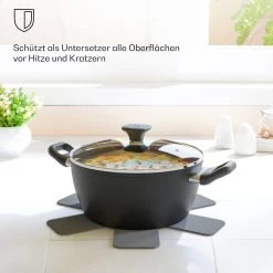 Noto Endurance Filz-Set 5 Stck. Sternförmig Sehr Weich Für Töpfe & Pfannen Ø38 Cm -Klarstein 10045021 de 0003 usp
