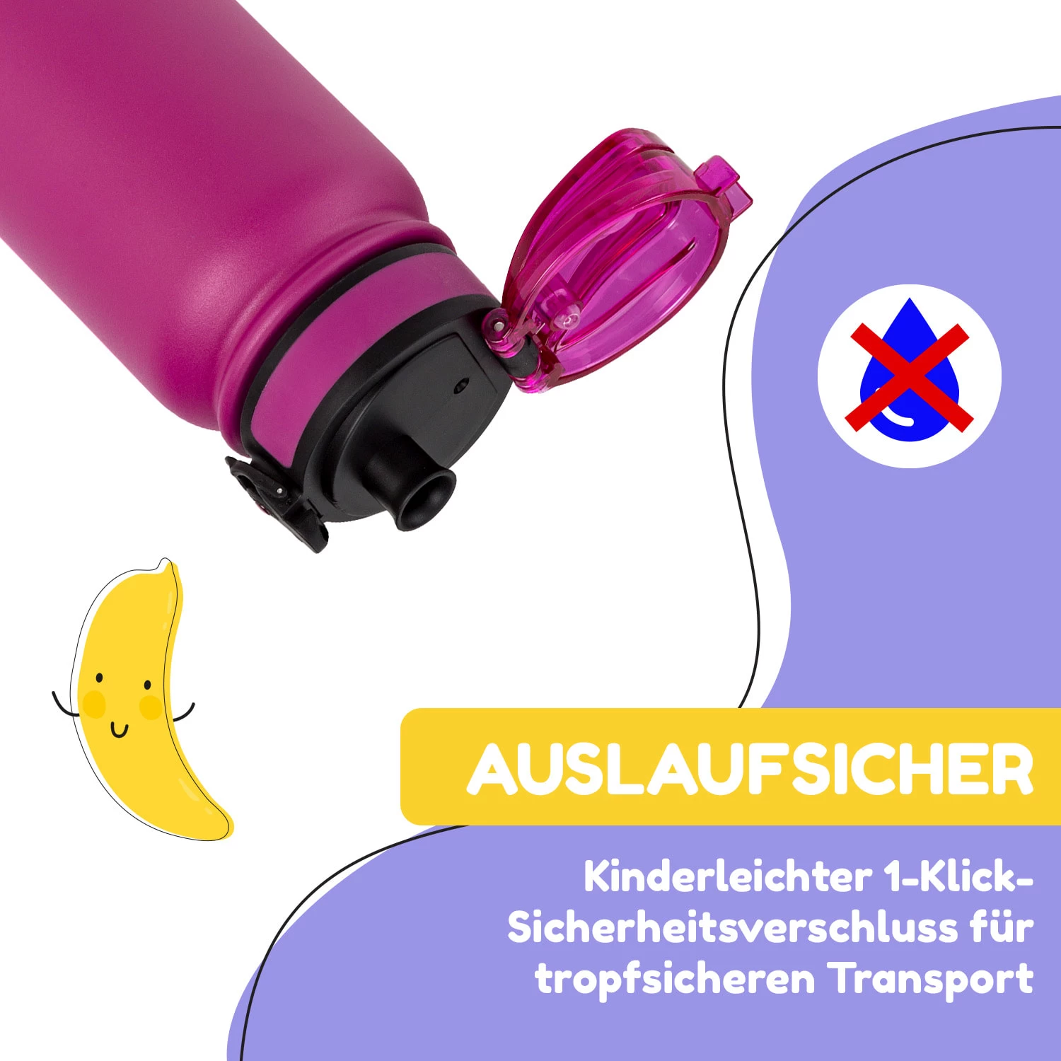 Wakaba Thermosflasche 550 Ml Edelstahl Tritan BPA-frei 5 Wakaba Thermosflasche 550 Ml Edelstahl Tritan BPA-frei – Bild 3