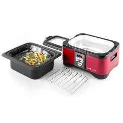 Tastemaker Sous Vide Garer Mit Foodlocker Slim Vakuumierer Und Vakuumierfolien-Rolle Komplett-Set -Klarstein 60001816 yy 0005 ambient 03 Klarstein Tastemaker Sous Vide Garer