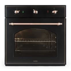 Vilhelmine Und Lumio Primo Set Backofen Dunstabzugshaube Schwarz -Klarstein 60001856 yy 0004 front Klarstein Vilhelmine Backofen Einbau 55l