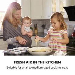 Sabia 90 Dunstabzugshaube | 90cm | 600 M³/h | Energieeffizienzklasse A | Inklusive 2 X Aktivkohlefilter -Klarstein 60002218 yy 0004 logo Klarstein Sabia 90 Dunstabzugshaube schwarz