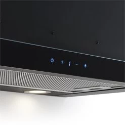 Vinea Dunstabzugshaube Umluftset 60cm 610m³/h Aktivkohlefilter Schwarz -Klarstein 60002220 yy 0006 detail Klarstein Vinea Unterbau Dunstabzugshaube schwarz