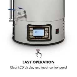 Mundschenk XXL + Eintauchkühler Bierbrauanlage 3000W 50l 304 Edelstahl -Klarstein 60002276 yy 0003 logo Klarstein Mundschenk XXL Maischekessel Edelstahl