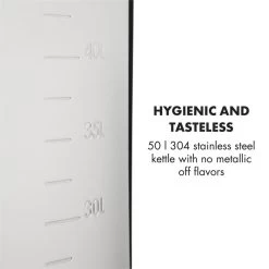 Mundschenk XXL + Eintauchkühler Bierbrauanlage 3000W 50l 304 Edelstahl -Klarstein 60002276 yy 0005 logo Klarstein Mundschenk XXL Maischekessel Edelstahl