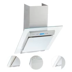 Skycook Dunstabzugshaube Umluftset 60cm 640m³/h Glas Edelstahl -Klarstein 60002313 yy 0006 detail cooker hood 60 cm