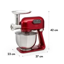Curve Plus Küchenmaschinen-Set | 5l | 4-in-1 Fleischwolf | Rot -Klarstein 60002329 yy 0012 logo Klarstein Curve Plus Kuechenmaschinen Set rot