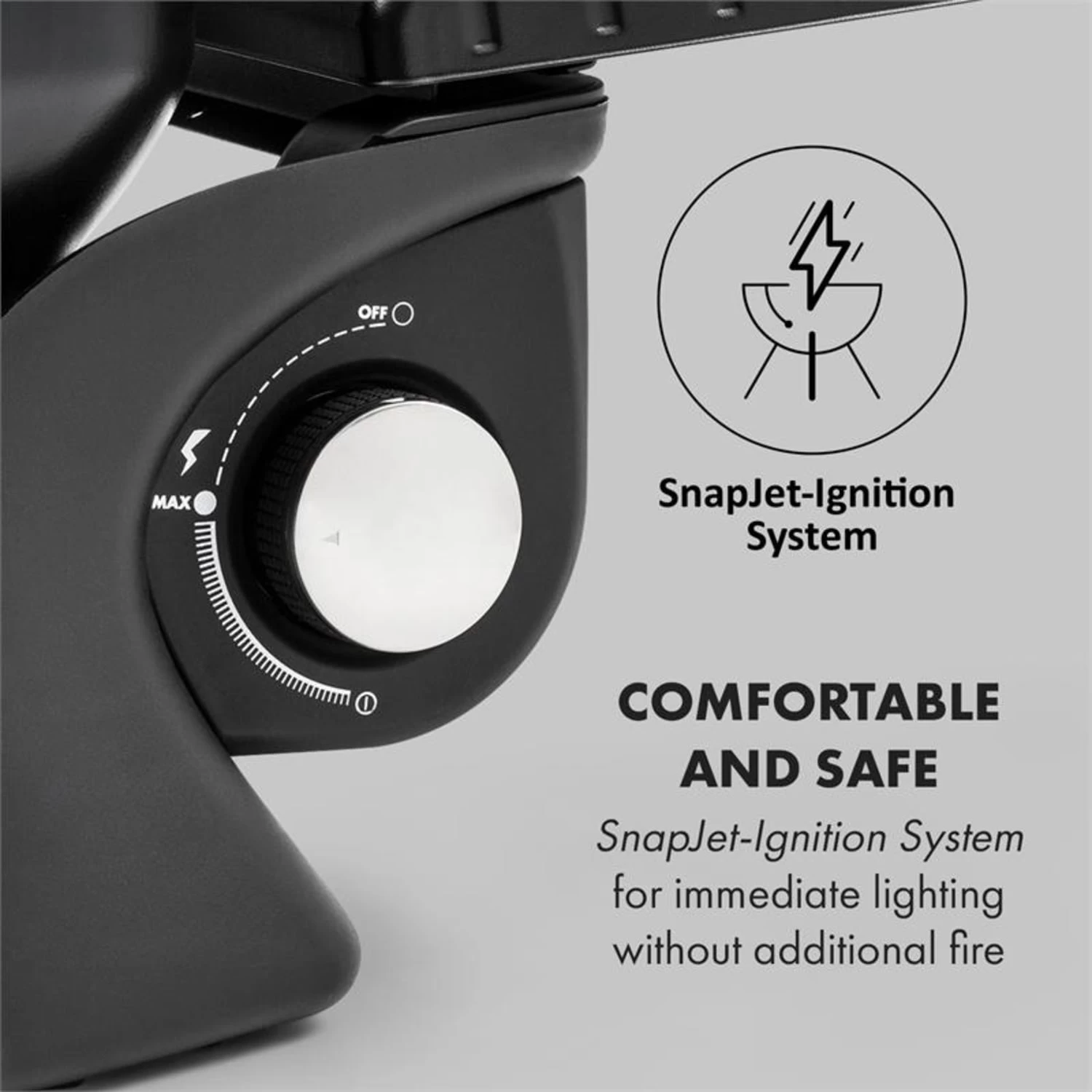 Parforce One 3,5kW 12000BTU 300°C SNJS Gasschlauch Schwarz – Bild 8