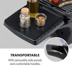 Parforce Duo Gasgrill 2 Brenner 4,4kW 15000BTU 300°C Gasschlauch Grau -Klarstein 60002430 yy 0004 logo Klarstein Parforce Duo Gasgrill 2 Brenner grau