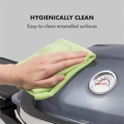 Parforce Duo Gasgrill 2 Brenner 4,4kW 15000BTU 300°C Gasschlauch Grau -Klarstein 60002430 yy 0006 logo Klarstein Parforce Duo Gasgrill 2 Brenner grau