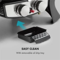 Parforce Duo Gasgrill 2 Brenner 4,4kW 15000BTU 300°C Gasschlauch Grau -Klarstein 60002430 yy 0009 logo Klarstein Parforce Duo Gasgrill 2 Brenner grau