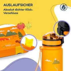 Schmatzfatz Frühstücksset Lunchbox & Trinkflasche Tritan Dicht BPA-frei -Klarstein 60002945 de 0003 logo